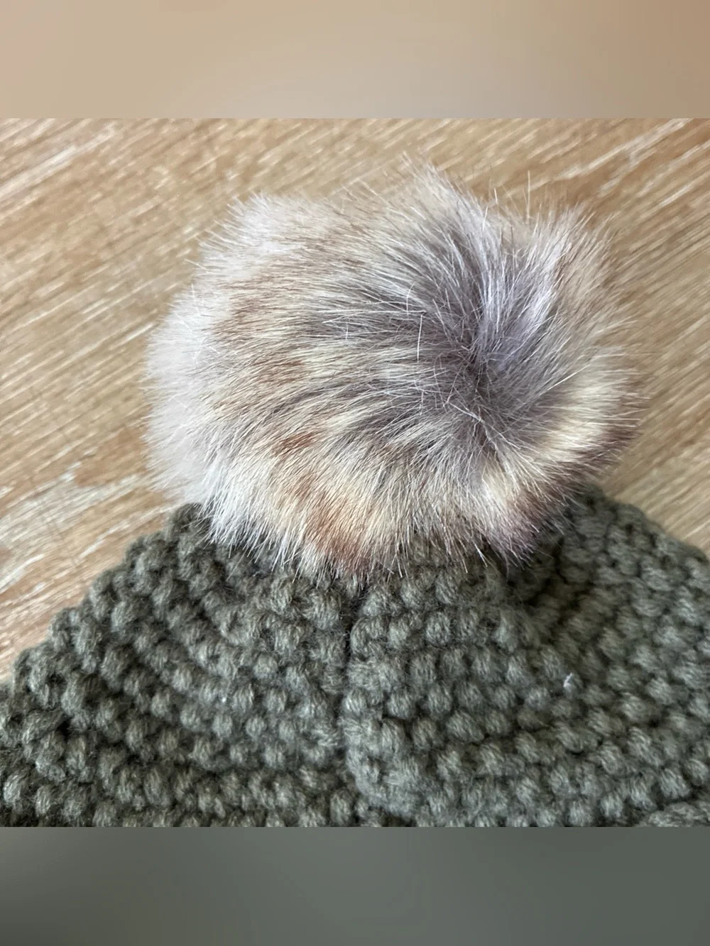 Harley-Davidson Olive Green Beanie Features A Textured Cable Knit